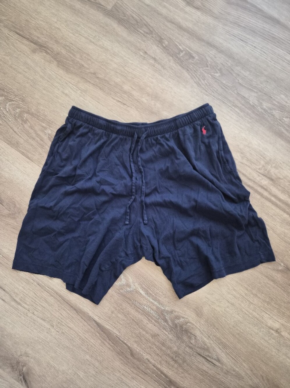 Polo by Ralph Lauren Navy Shorts with Red Pony Logo Large